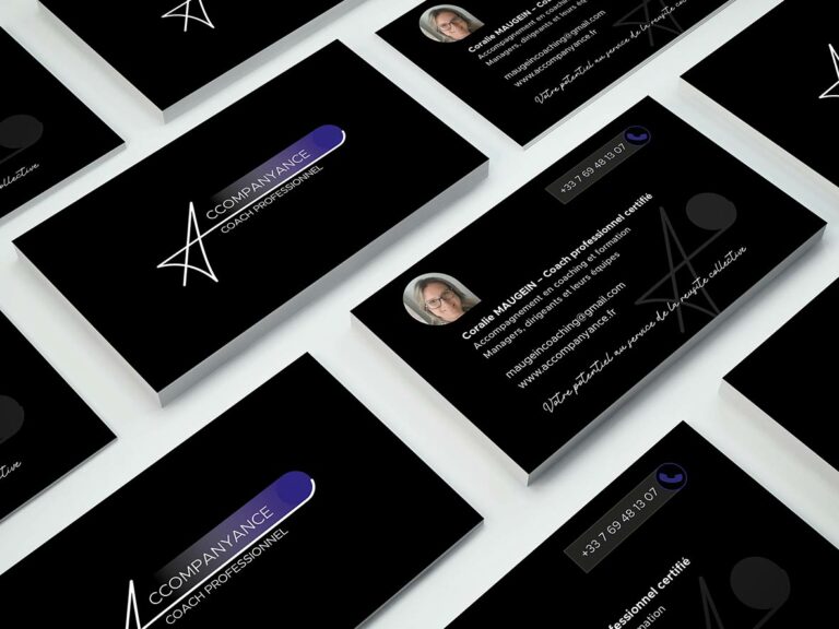 cartes de visites pour entrepreneuse bien-être