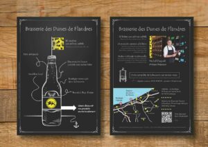 création d'un flyer pour une brasserie de bière