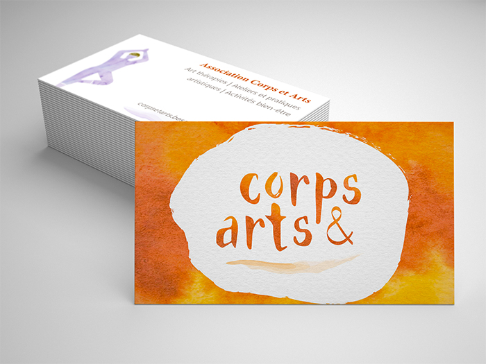 Visuel cartes de visites pour association