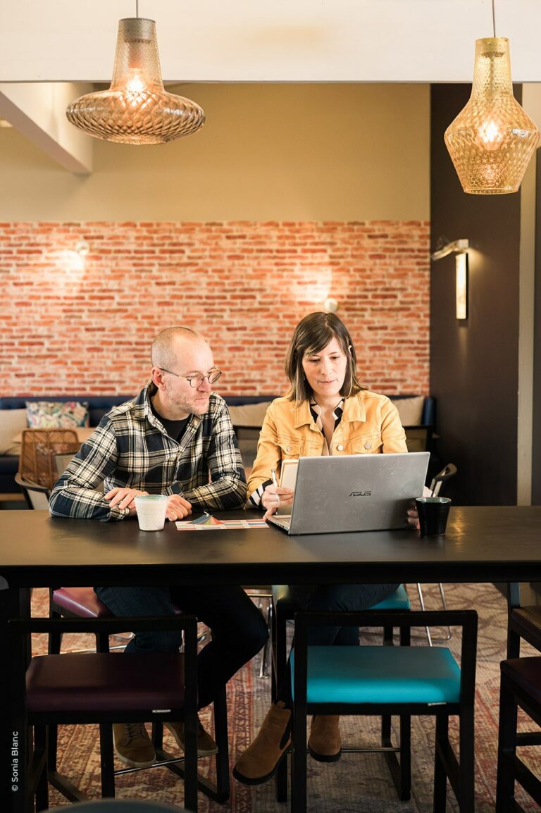 création de site internet avec un client à Dijon